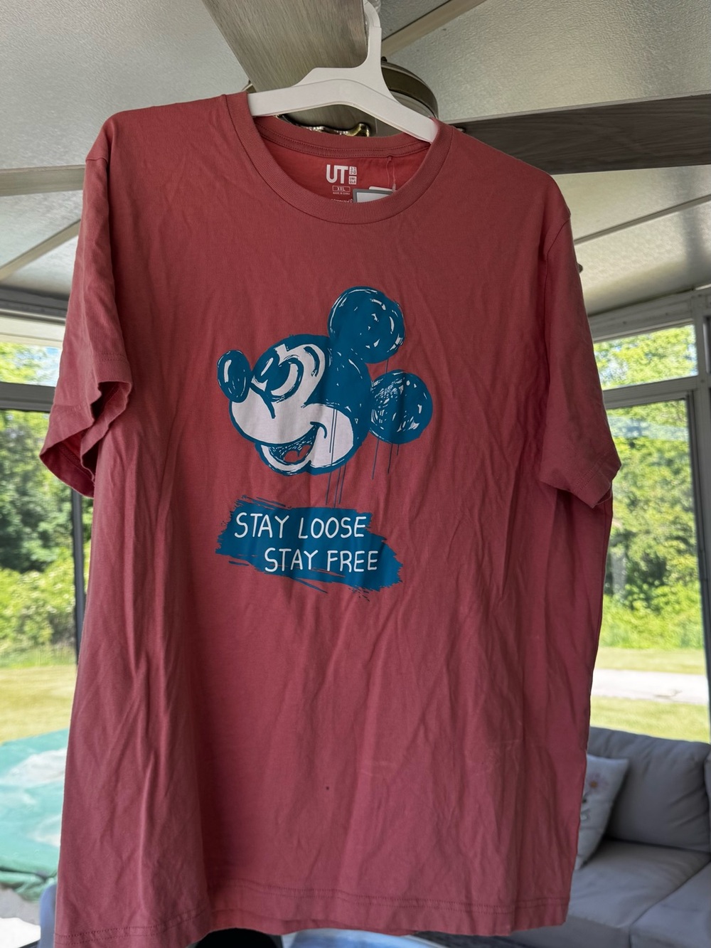 UniQlo Mickey Graphic Tee - Red